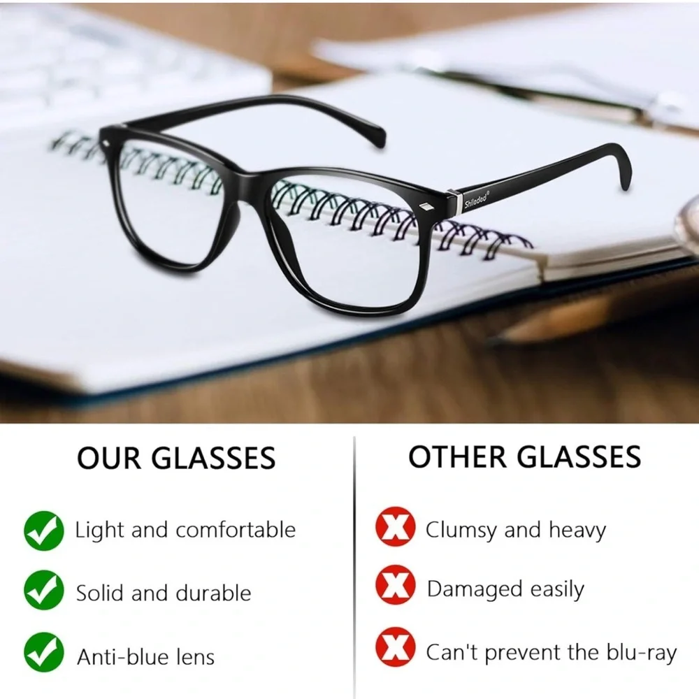 Shileded Blue Light Blocking Glasses